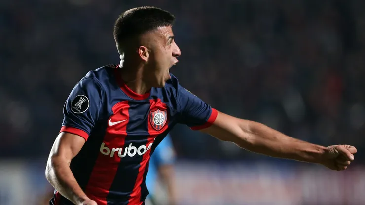 Alexis Cuello comemora gol pelo San Lorenzo (Daniel Jayo/Getty Images)