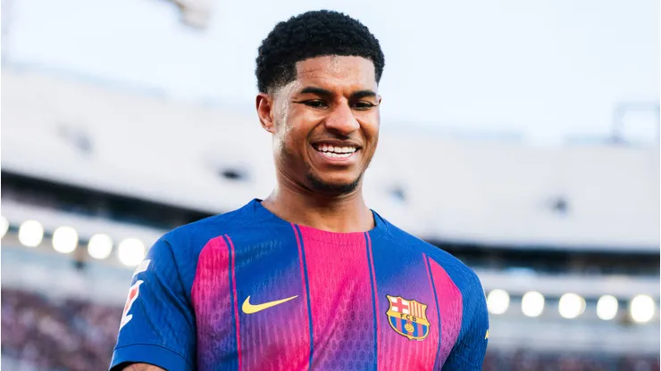 Barcelona oferece 2 jogadores do elenco ao United para ter Rashford. IMAGO/ Joan Gosa