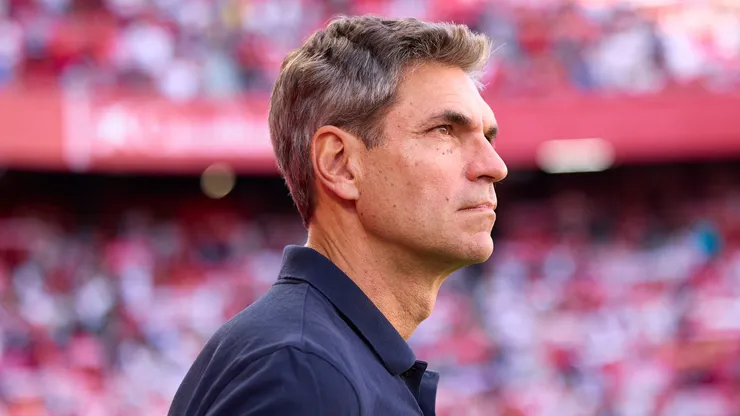 Mauricio Pellegrino em jogo do Lanús. (Foto: Fran Santiago/Getty Images)