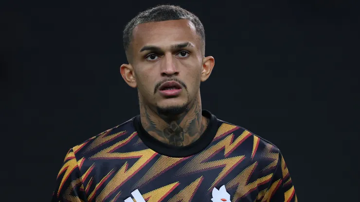 Wesley em jogo da Roma. Foto: Timothy Rogers/Getty Images