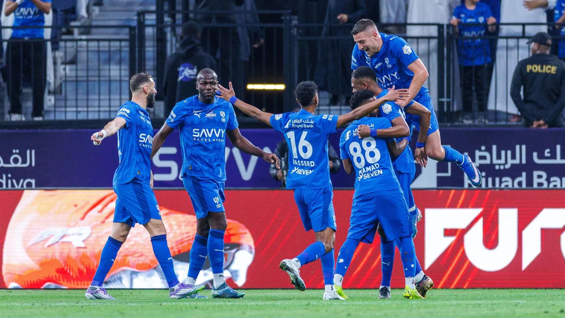 Al-Hilal se isolou na liderança do Campeonato Saudita (foto: Abdullah Ahmed/Getty Images)