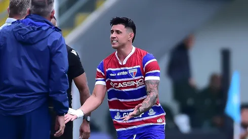 O centroavante Adam Bareiro em jogo do Fortaleza (Mauro Horita/Getty Images)
