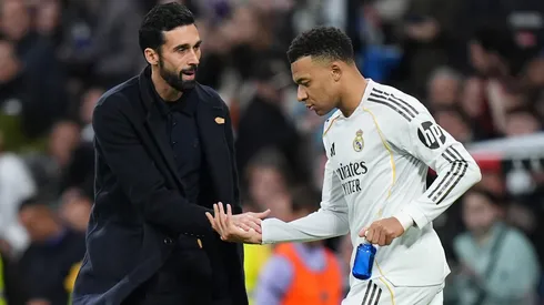 Kylian Mbappé e Arbeloa. (Foto: Angel Martinez/Getty Images)