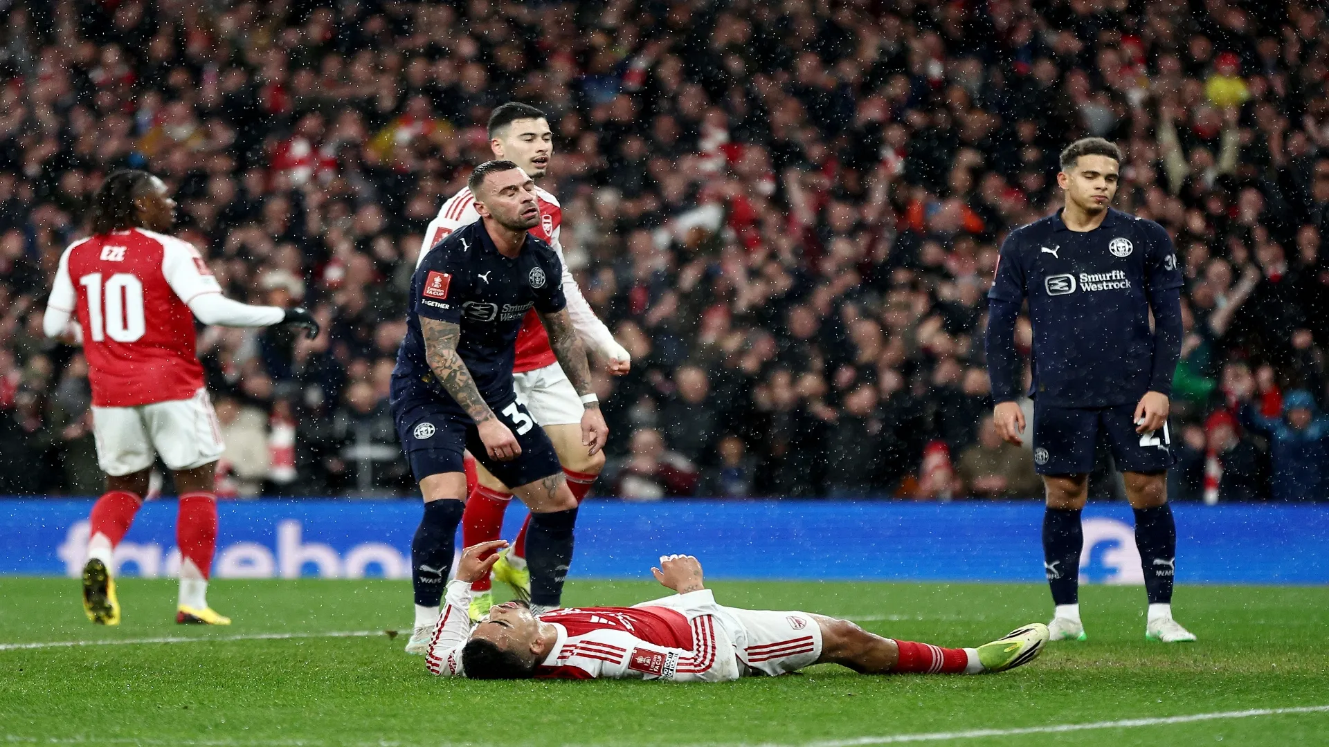 Arsenal x Wigan na FA Cup – James Fearn/Getty Images
