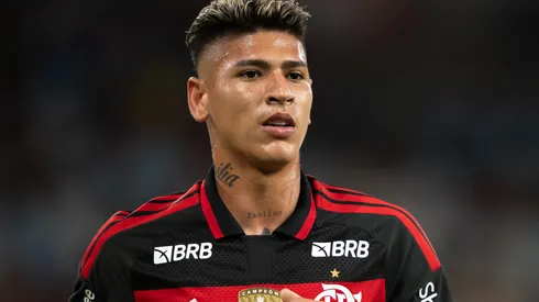 Jorge Carrascal em ação pelo Flamengo. Foto: Jorge Rodrigues/AGIF