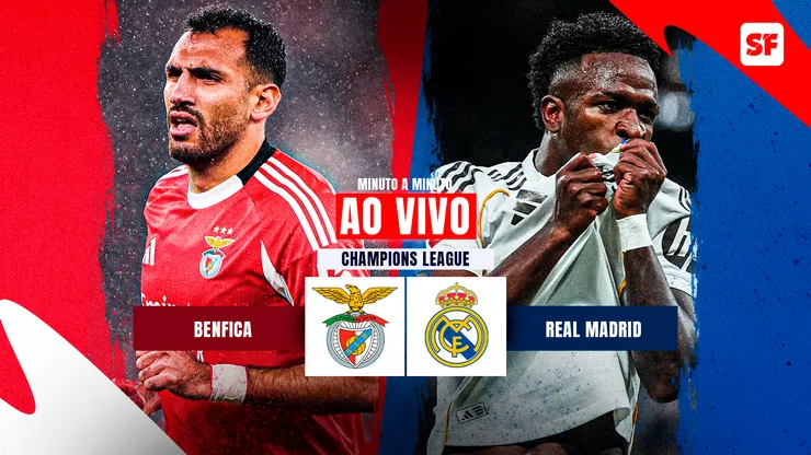 Benfica e Real Madrid se enfrentam pela Champions League - Fotos: Jose Manuel Alvarez Rey / Correspondente autônomo e Angel Martinez / Correspondente autônomo - Getty Images