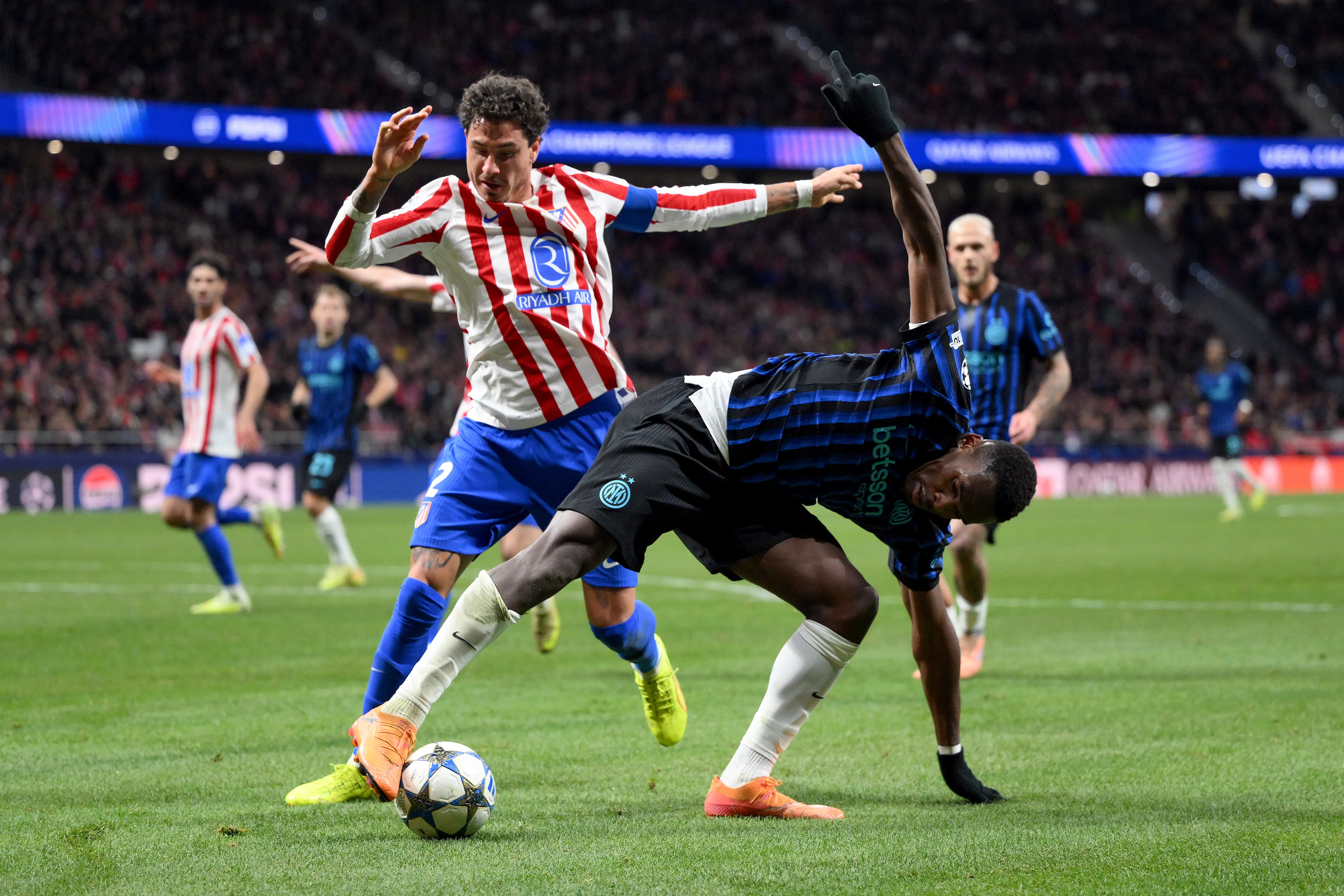 Gimenez em ação pelo Atlético de Madrid. (Foto: David Ramos/Getty Images)