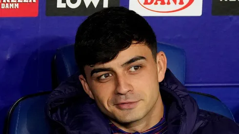 Pedri deve jogar entre 15 e 20 minutos em Barcelona x Levante por LaLiga. (Photo by Alex Caparros/Getty Images)