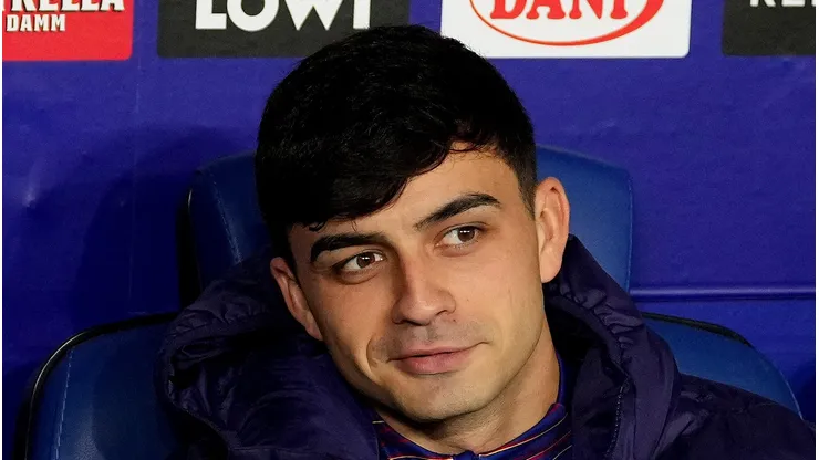 Pedri deve jogar entre 15 e 20 minutos em Barcelona x Levante por LaLiga. (Photo by Alex Caparros/Getty Images)