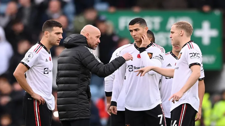 Cristiano Ronaldo e Erik ten Hag no Manchester United em 2022 - Stu Forster/Getty Images