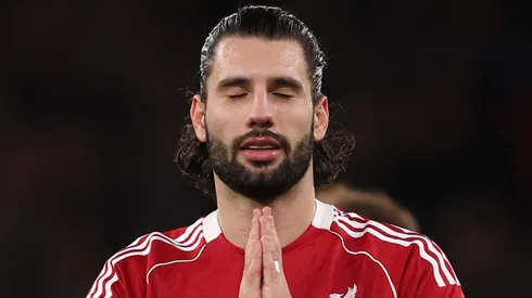 Dominik Szoboszlai em jogo do Liverpool. (Foto: Carl Recine/Getty Images)