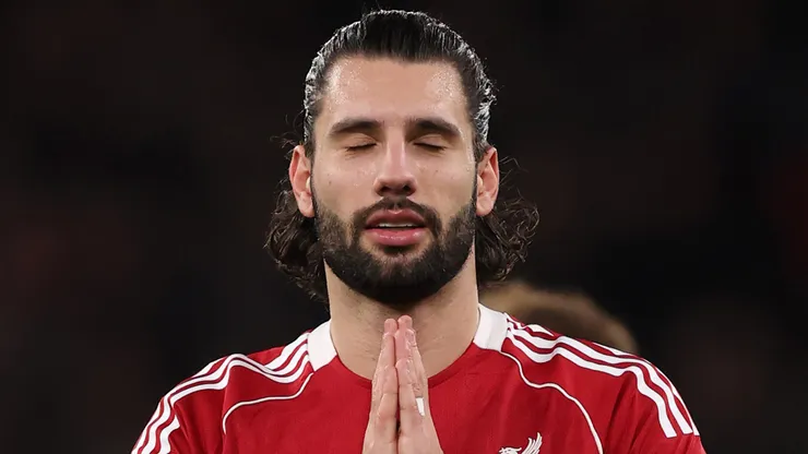 Dominik Szoboszlai em jogo do Liverpool. (Foto: Carl Recine/Getty Images)