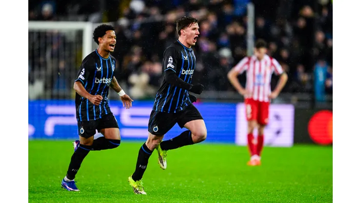 Em jogo de seis gols, Brugge reage e busca empate contra o Atlético de Madrid. Foto: Photo News/IMAGO