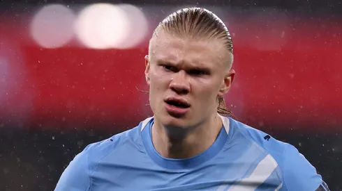 PSG está interessado em Haaland, do Manchester City. Foto: Carl Recine/Getty Images