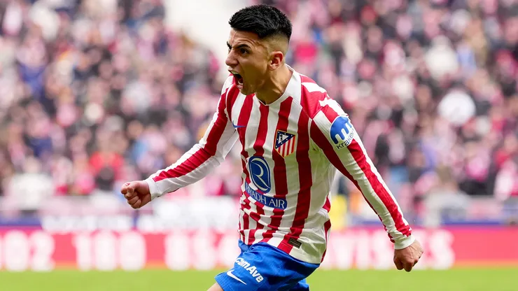 Thiago Almada em jogo do Atlético de Madrid. (Foto: Angel Martinez/Getty Images)