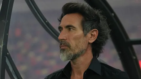 Eduardo Domínguez em jogo do Estudiantes