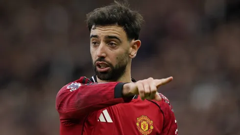 Bruno Fernandes pode sair para chegada de Elliot Anderson, do Nottingham Forest. IMAGO / Sportimage