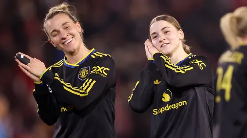 United conquista vaga inédita nas quartas da Champions Feminina – Foto: Carl Recine/Getty Images