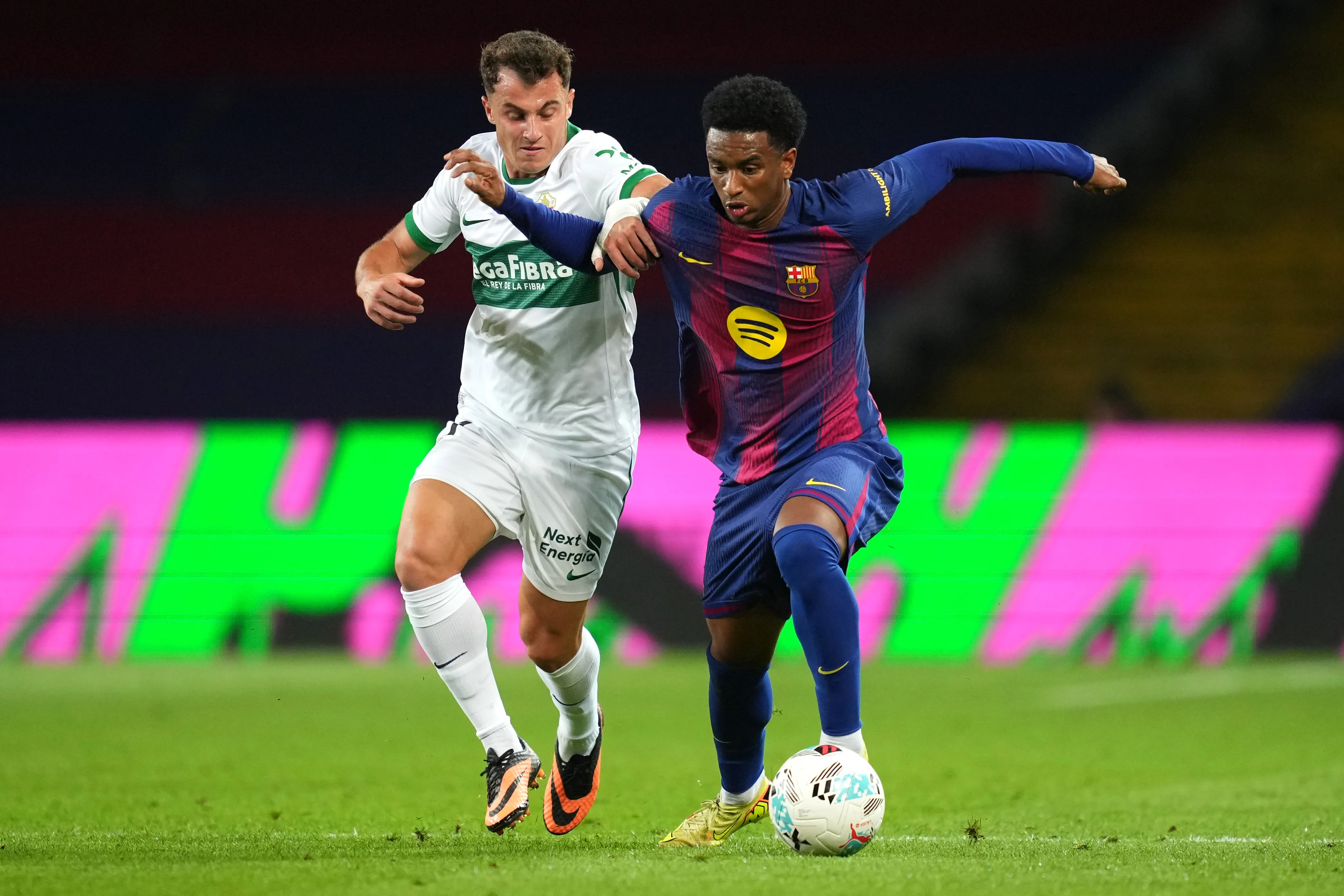 Alejandro Baldé pelo Barcelona. (Foto: Alex Caparros/Getty Images)