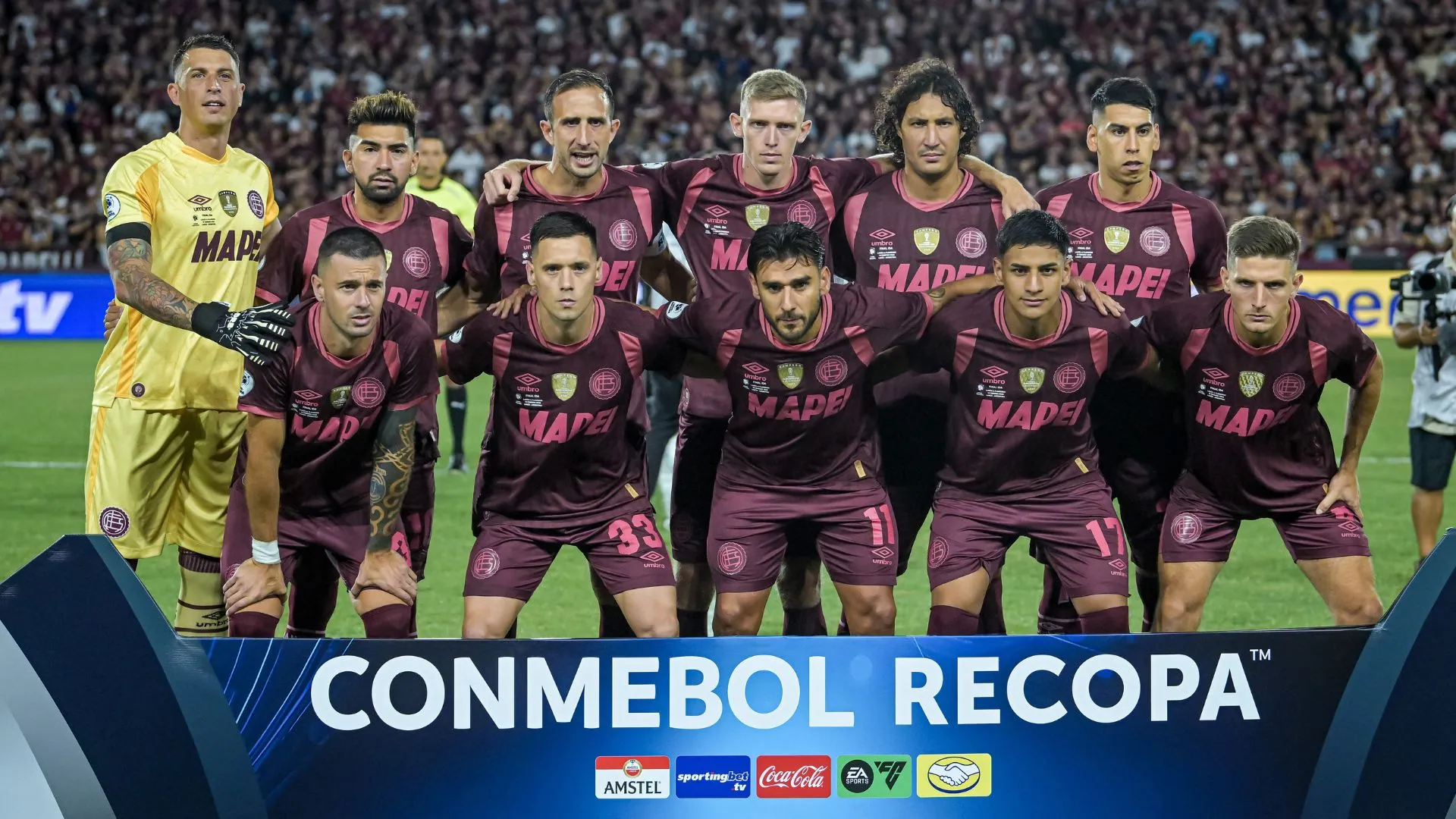 Lanús derrotou o Flamengo (foto: Marcelo Endelli/Getty Images)