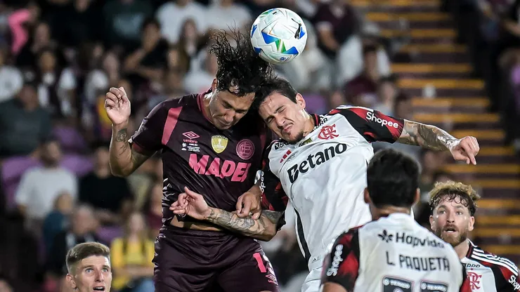 Lance de Lanús x Flamengo pela Recopa Sul-Americana (Marcelo Endelli/Getty Images)