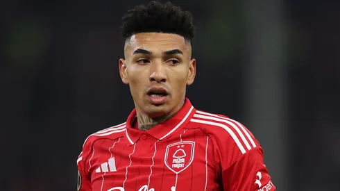 Igor Jesus jogando pelo Nottingham Forest. Foto: Michael Regan/Getty Images