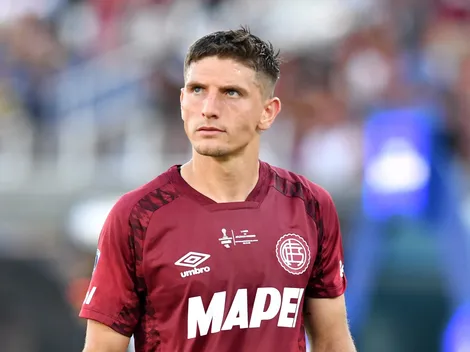 Rodrigo Castillo, atacante do Lanús, é procurado pelo Fluminense