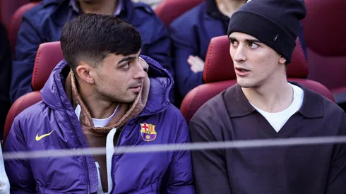 Barcelona monitora evolução de Gavi após primeiro treino com o elenco principal. (Foto de Xavi BonillaDeFodi Images)