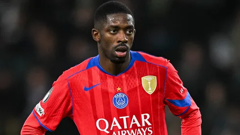 Dembélé em campo com as cores do PSG. Foto: Octavio Passos/Getty Images