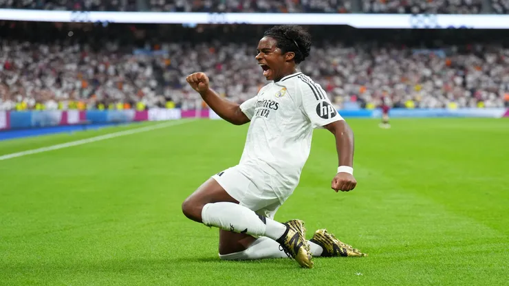 Endrick em ação pelo Real Madrid em 2024 - Angel Martinez/Getty Images