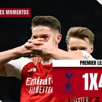 Fim de jogo: Tottenham 1 x 4 Arsenal