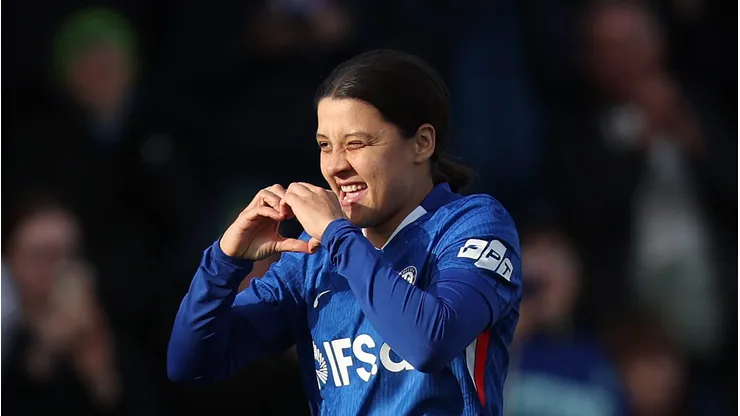 Sam Kerr pelo Chelsea (Photo by Jasper Wax/Getty Images)