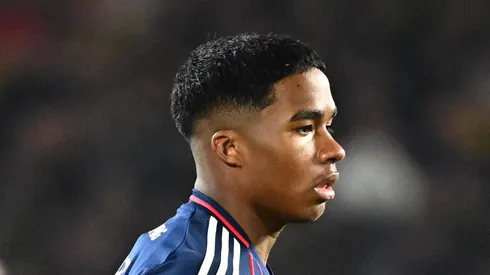 Endrick faz jogo discreto pelo Lyon e não evita derrota para o Strasbourg. Foto: IMAGO / PRESSE SPORTS