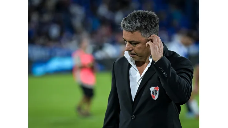 Pressionado, Marcelo Gallardo pede tempo à diretoria para decidir futuro no River Plate. (Foto de Marcelo EndelliGetty Images)