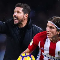 Saída de Simeone pode colocar Filipe Luís no Atlético de Madrid