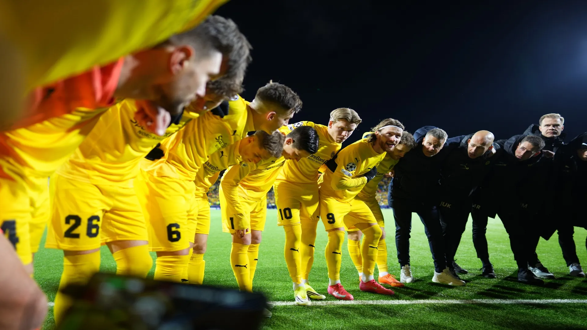 Bodo/Glimt no jogo de ida contra a Inter de Milão – Martin Ole Wold/Getty Images