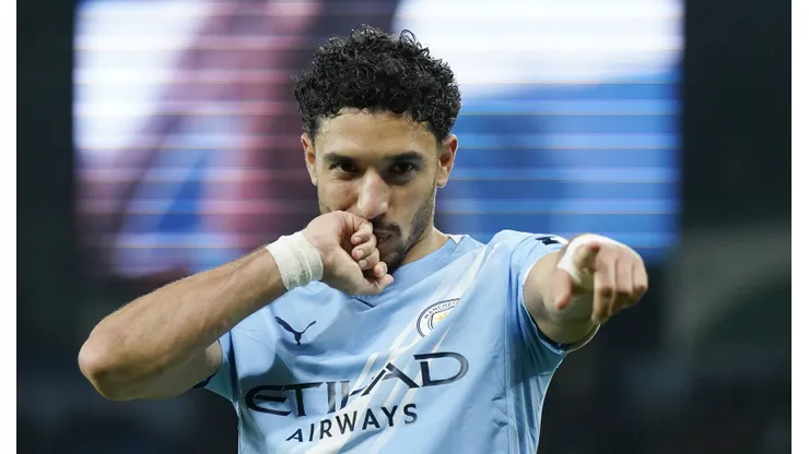 Barcelona está de olho em Omar Marmoush, atacante do Manchester City, segundo o portal SPORT. Foto: IMAGO / Sportimage