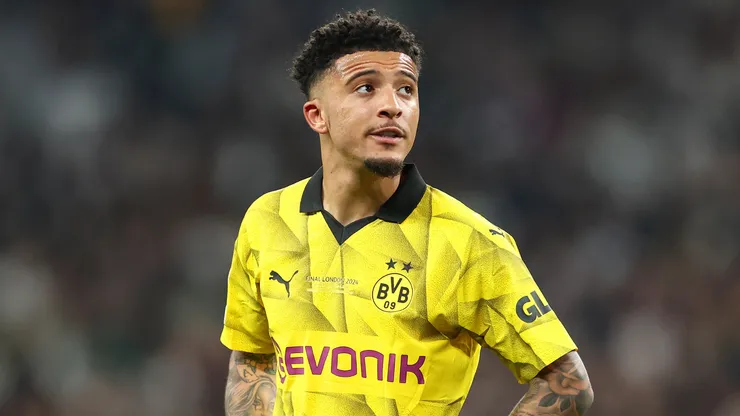 Jadon Sancho pelo Dortmund. (Foto: Alex Pantling/Getty Images)