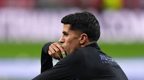 Barcelona exige a rescisão de João Cancelo com Al-Hilal para mantê-lo. (Photo by Angel Martinez/Getty Images)