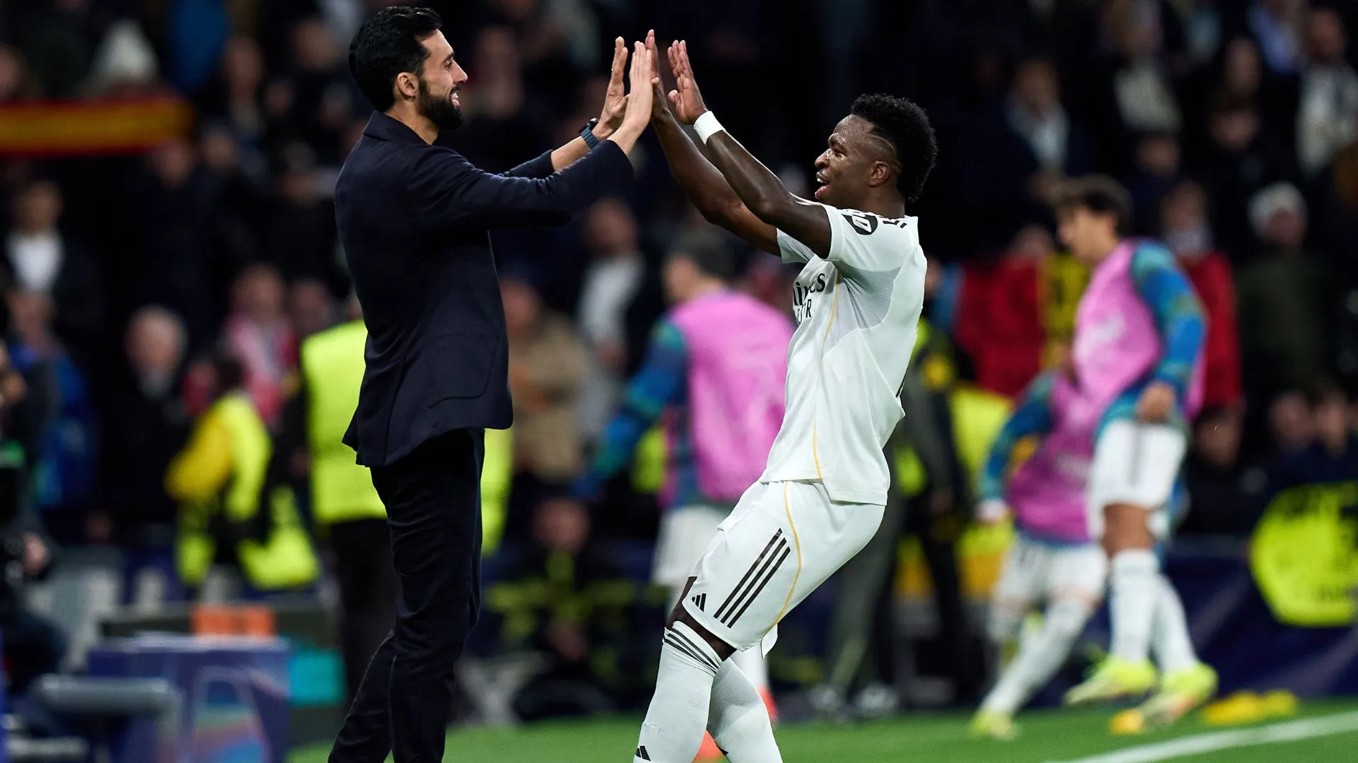 Arbeloa deve escalar Vinicius Júnior como titular mais uma vez (foto: Angel Martínez/Getty Images)