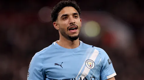 Marmoush em campo pelo Manchester City. Foto: Carl Recine/Getty Images