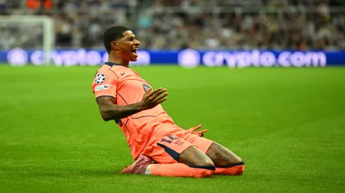 Marcus Rashford em Newcastle x Barcelona pela Champions 2025/26