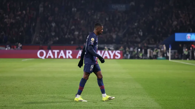 Dembélé está fora de PSG x Mônaco