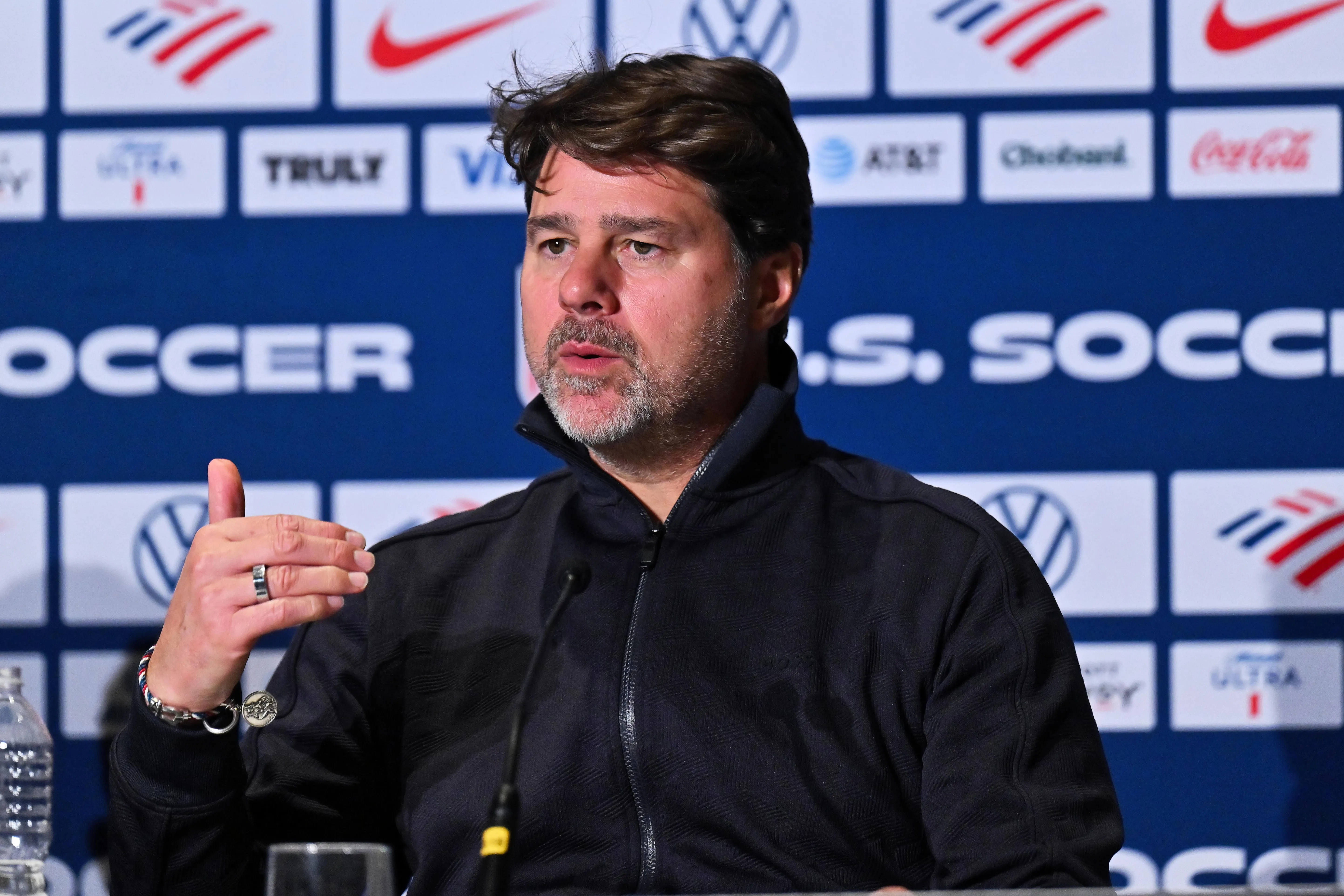 Pochettino, ex-Tottenham, é o atual treinador dos Estados Unidos (Foto: Jamie Sabau/Getty Images)