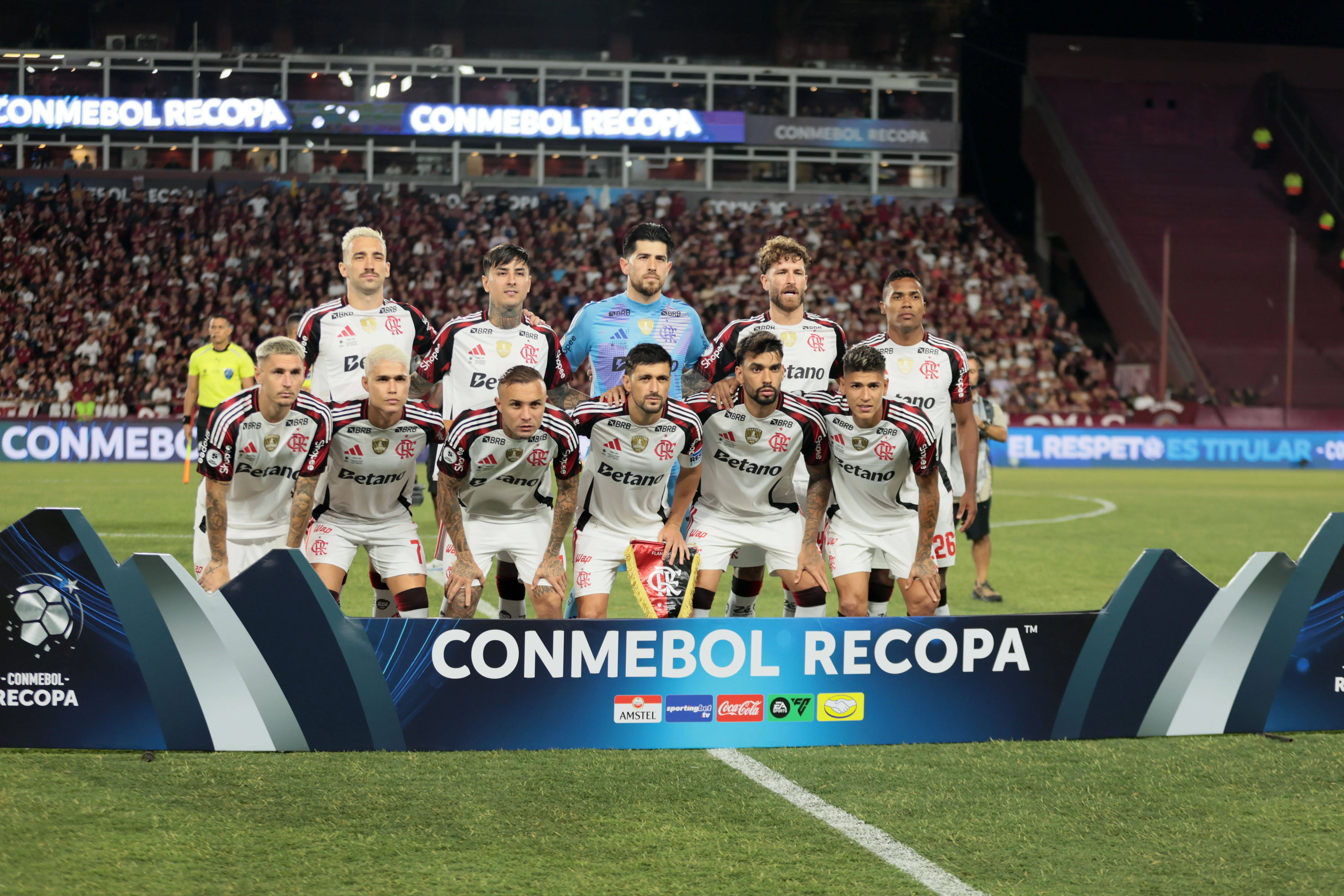 Lanus vs Flamengo. Recopa Sudamericana. Foto: IMAGO / Fotobaires