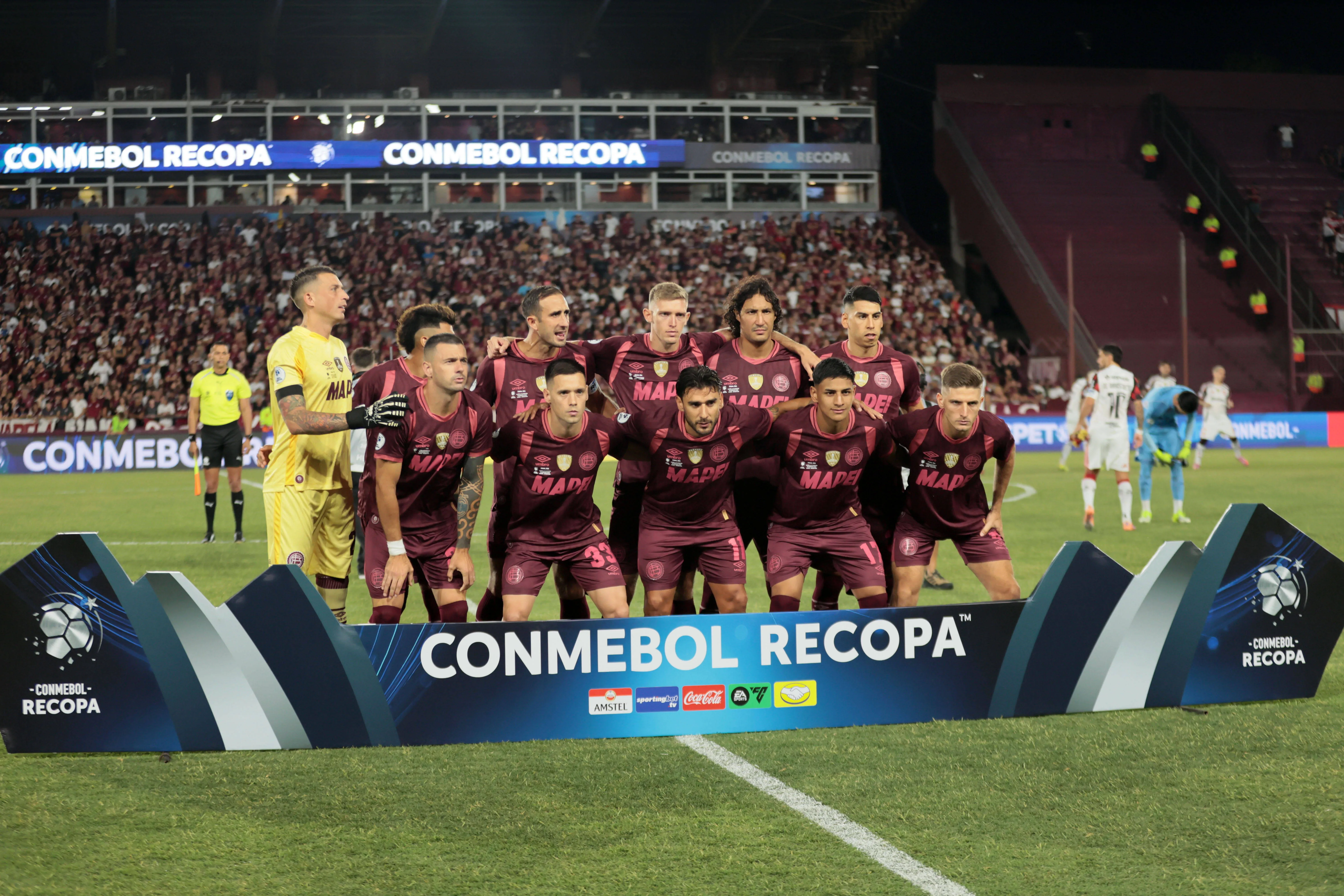 jogo de ida – Lanus vs Flamengo. Recopa Sudamericana. Foto: IMAGO / Fotobaires
