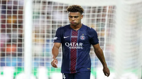 Désiré Doué, do PSG – Claudio Villa/Getty Images