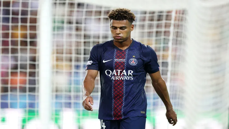 Désiré Doué, do PSG - Claudio Villa/Getty Images