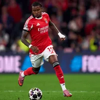 Prestianni curte post crítico a colega de time que trocou de camisa com Vini Jr.