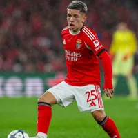 Prestianni curte post crítico a colega de time que trocou de camisa com Vini Jr.